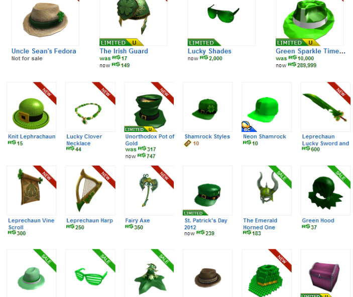Roblox Bloxtoday - what are the sparkels called in roblox catalog